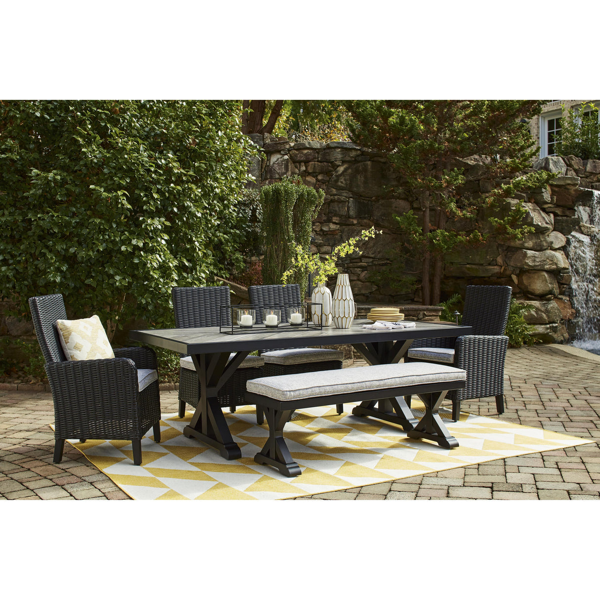  Signature Design by Ashley Beachcroft P792-600 Bench with Cushion IMAGE 7