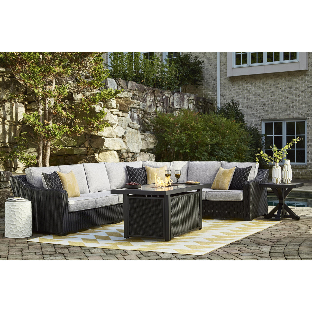 Signature Design by Ashley Beachcroft P792-702 Square End Table IMAGE 8