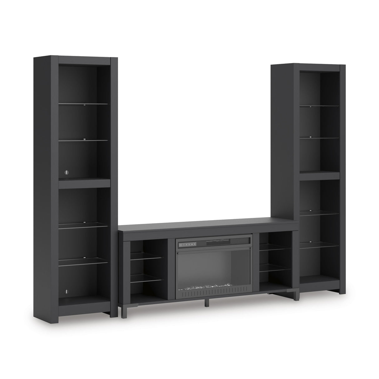  Signature Design by Ashley Cayberry W2721W2 3 pc Entertainment Center with Electric Fireplace IMAGE 1