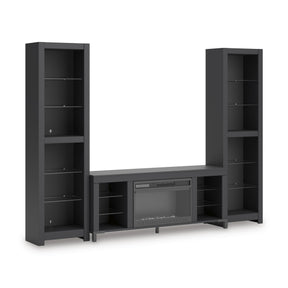  Signature Design by Ashley Cayberry W2721W2 3 pc Entertainment Center with Electric Fireplace IMAGE 1