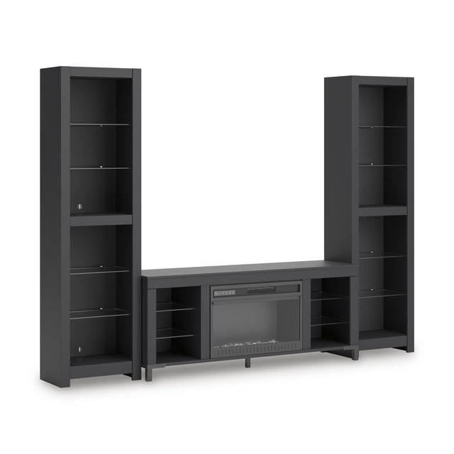  Signature Design by Ashley Cayberry W2721W2 3 pc Entertainment Center with Electric Fireplace IMAGE 1