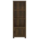  Coaster Furniture Sachin 707736 3-shelf Engineered Wood Media Tower - Dark Pine IMAGE 4