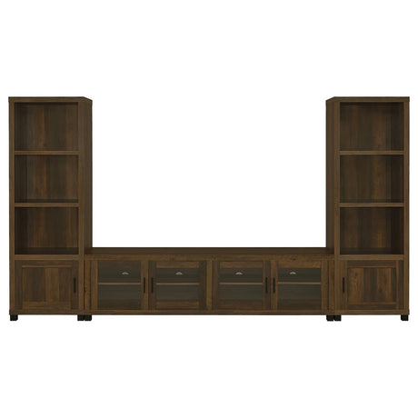 Coaster Furniture Sachin 707736 3-shelf Engineered Wood Media Tower - Dark Pine IMAGE 8