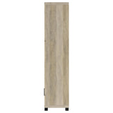  Coaster Furniture Sachin 707746 3-shelf Engineered Wood Media Tower - Distressed Pine IMAGE 5