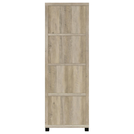  Coaster Furniture Sachin 707746 3-shelf Engineered Wood Media Tower - Distressed Pine IMAGE 7