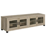  Coaster Furniture Sachin 736283-SET 3-piece Entertainment Center with 79" TV Stand - Antique Pine IMAGE 9