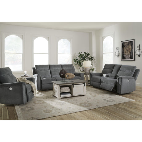  Signature Design by Ashley Barnsana 3320296 Double Reclining Power Loveseat with Console IMAGE 15