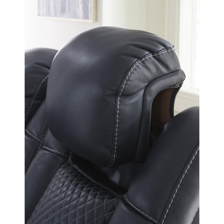  Signature Design by Ashley Fyne-Dyme 3660318 Power Reclining Loveseat with Console and Adjustable Headrest IMAGE 10