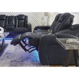  Signature Design by Ashley Fyne-Dyme 3660318 Power Reclining Loveseat with Console and Adjustable Headrest IMAGE 12