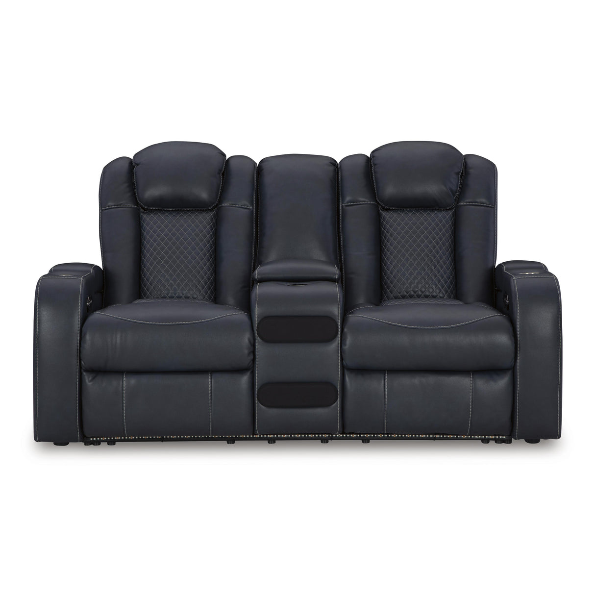  Signature Design by Ashley Fyne-Dyme 3660318 Power Reclining Loveseat with Console and Adjustable Headrest IMAGE 3