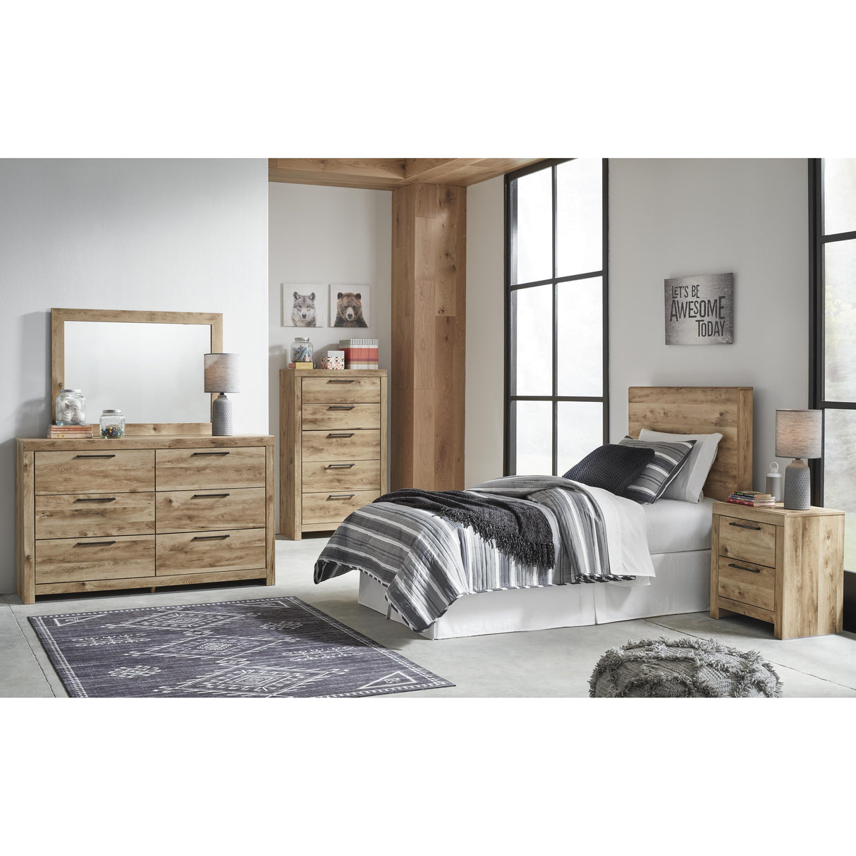  Signature Design by Ashley Hyanna B1050-53 Twin Panel Headboard IMAGE 6