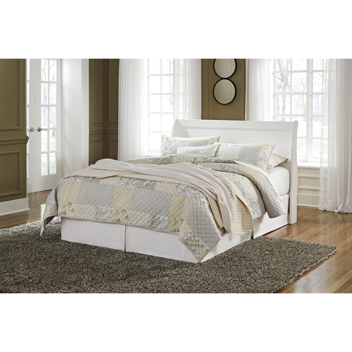  Signature Design by Ashley Anarasia B129-77 Queen Sleigh Headboard IMAGE 1