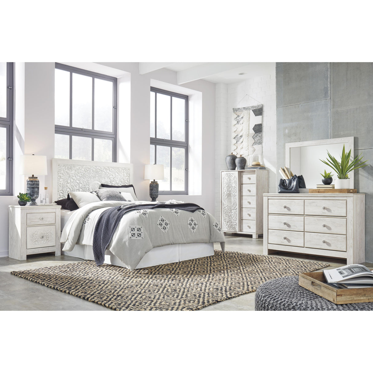  Signature Design by Ashley Paxberry B181-57 Queen Panel Headboard IMAGE 7