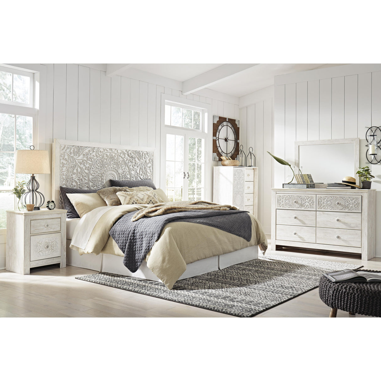  Signature Design by Ashley Paxberry B181-58 King Panel Headboard IMAGE 7