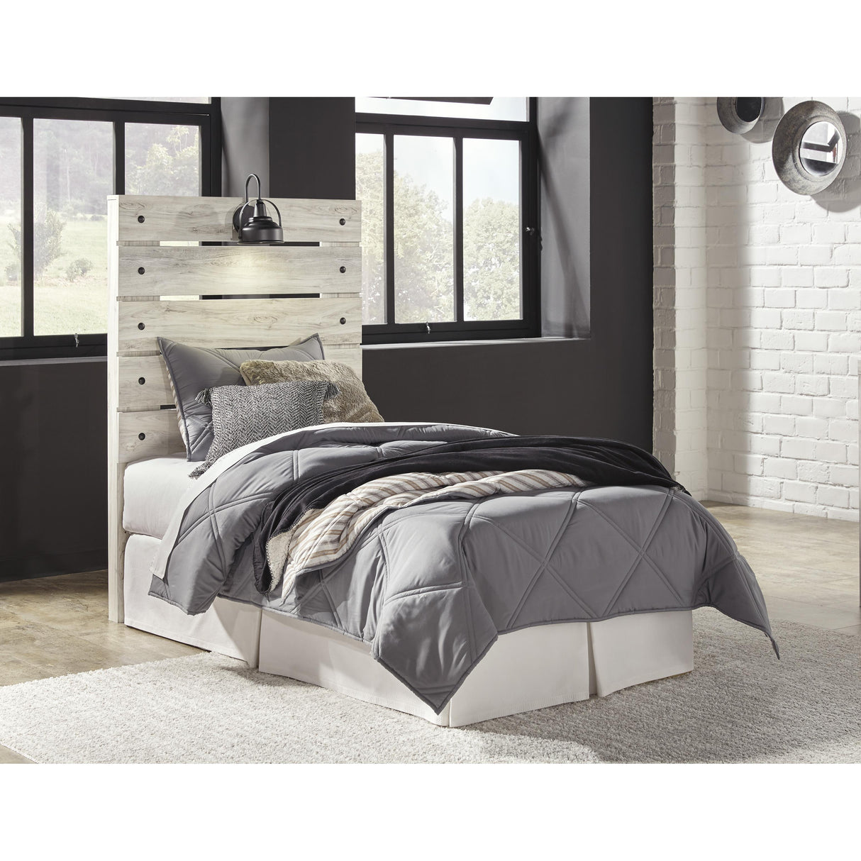  Signature Design by Ashley Cambeck B192-53 Twin Panel Headboard IMAGE 5
