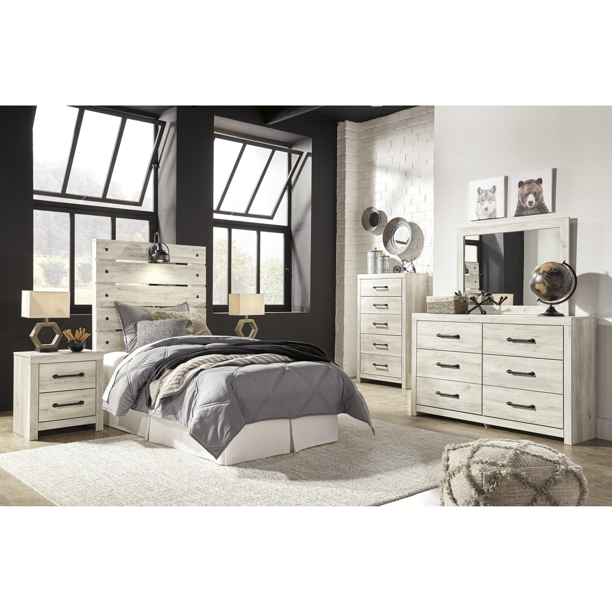  Signature Design by Ashley Cambeck B192-53 Twin Panel Headboard IMAGE 7