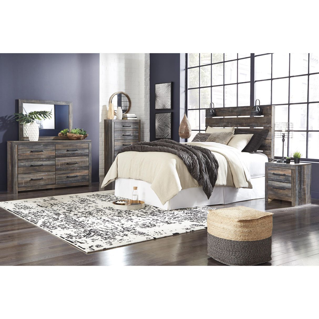  Signature Design by Ashley Drystan B211-57 Queen Panel Headboard IMAGE 7