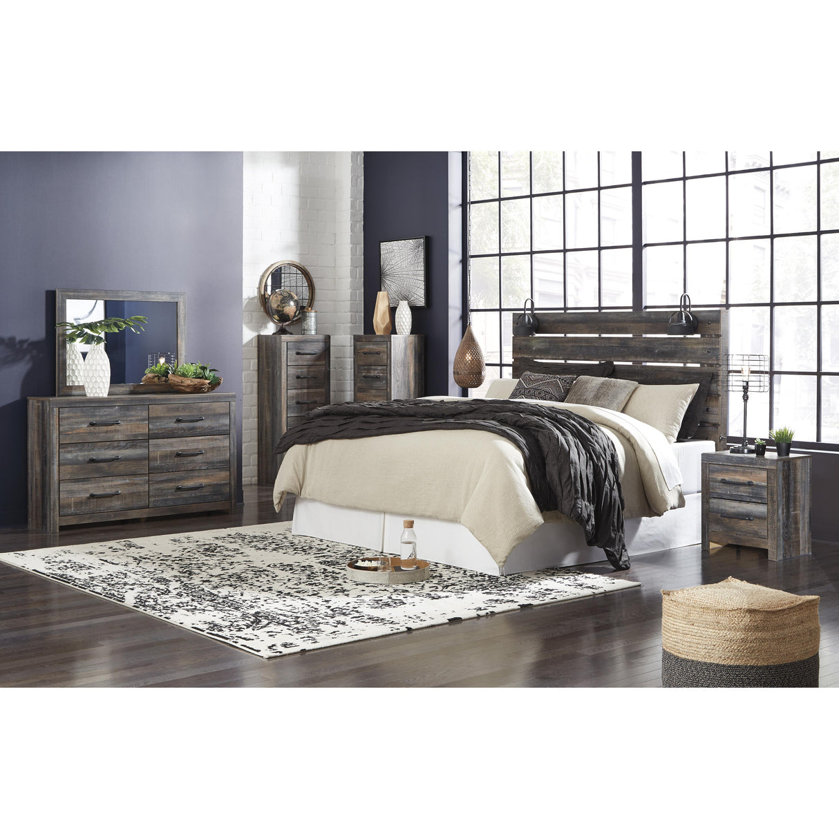  Signature Design by Ashley Drystan B211-58 King Panel Headboard IMAGE 7