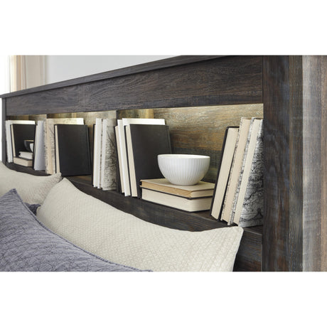  Signature Design by Ashley Drystan B211-69 King/California King Bookcase Headboard IMAGE 4