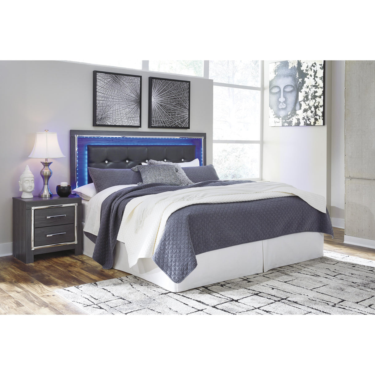  Signature Design by Ashley Lodanna B214-58 King/California King Upholstered Panel Headboard IMAGE 2