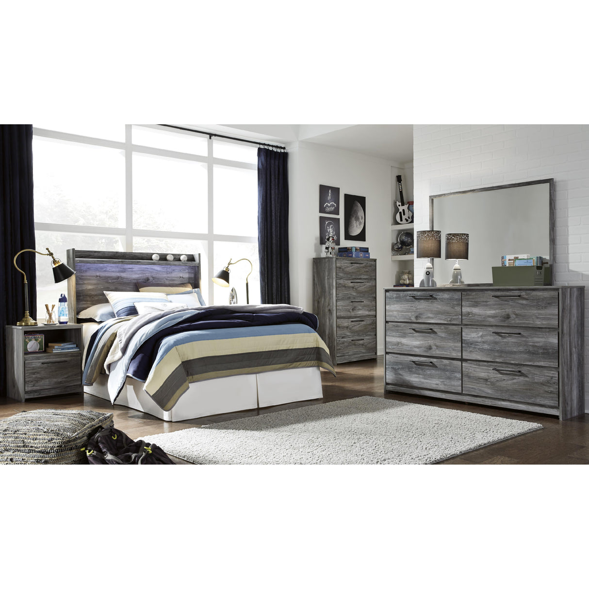  Signature Design by Ashley Baystorm B221-87 Full Panel Headboard IMAGE 7