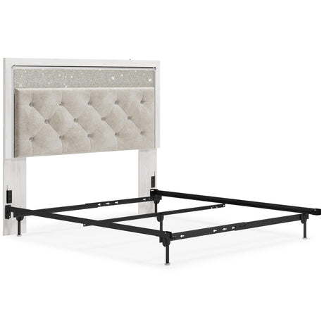  Signature Design by Ashley Altyra B2640-57 Queen Upholstered Panel Headboard IMAGE 1