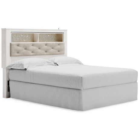  Signature Design by Ashley Altyra B2640-65 Queen Upholstered Panel Bookcase Headboard IMAGE 2