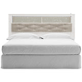  Signature Design by Ashley Altyra B2640-69 King Upholstered Panel Bookcase Headboard IMAGE 3