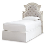  Signature Design by Ashley Realyn B743-53 Twin Upholstered Panel Headboard IMAGE 2