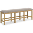  Signature Design by Ashley Havonplane D773-09 XL Counter Upholstered Dining Room Bench IMAGE 1