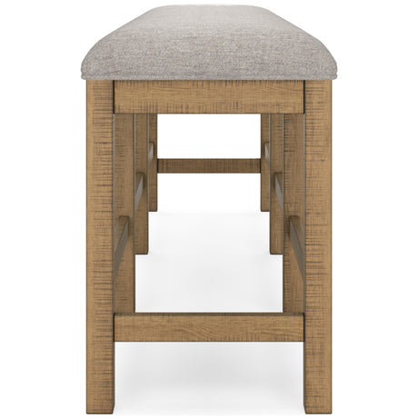  Signature Design by Ashley Havonplane D773-09 XL Counter Upholstered Dining Room Bench IMAGE 3