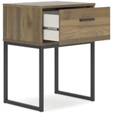  Signature Design by Ashley Deanlow EB1866-291 One Drawer Night Stand IMAGE 2