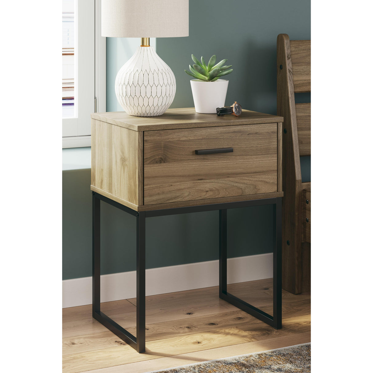  Signature Design by Ashley Deanlow EB1866-291 One Drawer Night Stand IMAGE 7