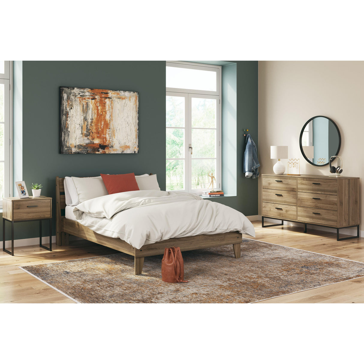  Signature Design by Ashley Deanlow EB1866B2 Full Platform Panel Bed IMAGE 8