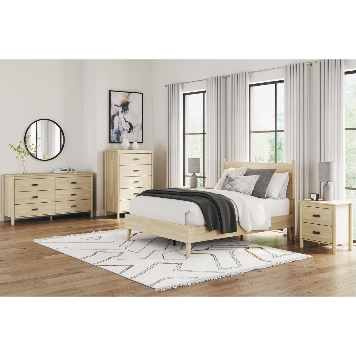  Signature Design by Ashley Cabinella EB2444B1 Full Platform Panel Bed IMAGE 8