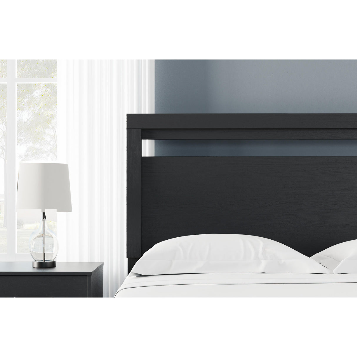  Signature Design by Ashley Finch EB3392-157 Queen Panel Headboard IMAGE 3