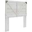  Signature Design by Ashley Shawburn EB4121-156 Full Crossbuck Panel Headboard IMAGE 1