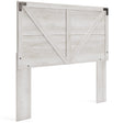  Signature Design by Ashley Shawburn EB4121-157 Queen Crossbuck Panel Headboard IMAGE 1