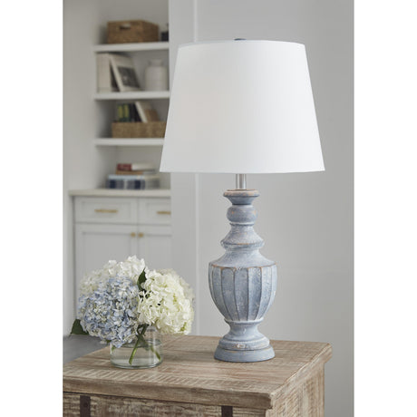  Signature Design by Ashley Cylerick L235714 Terracotta Table Lamp IMAGE 2