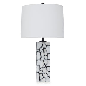  Signature Design by Ashley Macaria L429044 Marble Table Lamp IMAGE 1