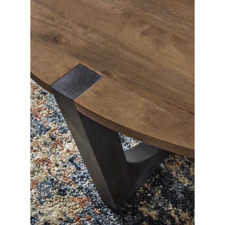  Signature Design by Ashley Hanneforth T726-8 Round Cocktail Table IMAGE 5
