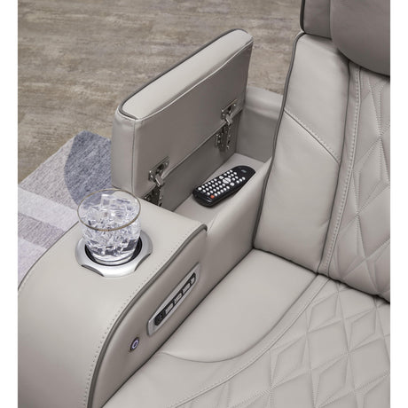  Signature Design by Ashley Boyington U2710518 Power Reclining Loveseat with Console and Adjustable Headrest IMAGE 9