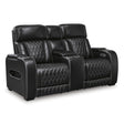  Signature Design by Ashley Boyington U2710618 Power Reclining Loveseat with Console and Adjustable Headrest IMAGE 1