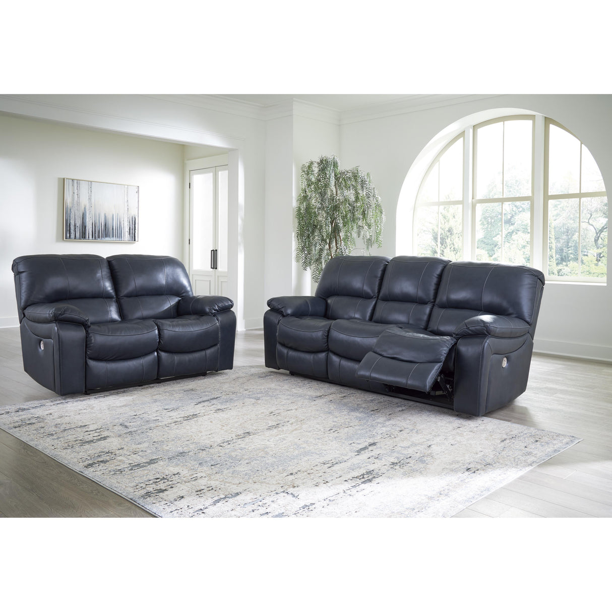  Signature Design by Ashley Leesworth U4380974 Reclining Power Loveseat IMAGE 9