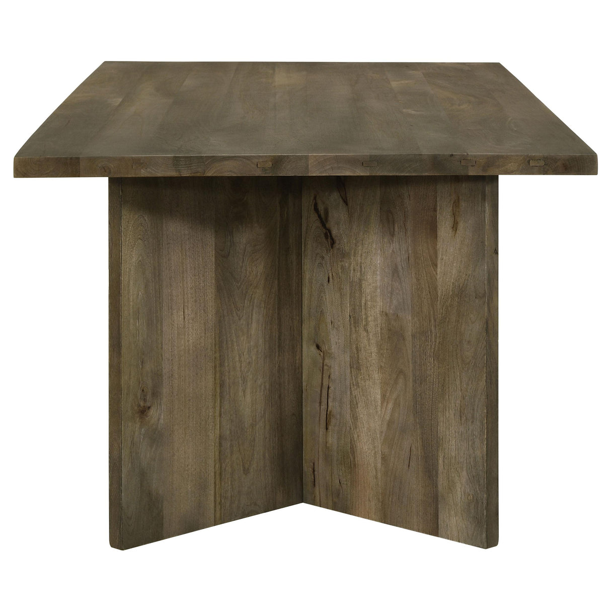  Coaster Furniture Tyler 130511 80-inch Solid Wood Dining Table - Mango Brown IMAGE 4
