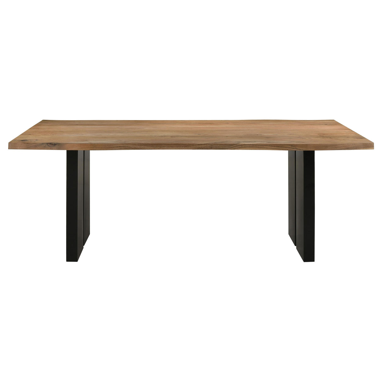  Coaster Furniture Bradshaw 115541 80-inch Live Edge Wood Dining Table - Natural Acacia IMAGE 2