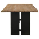 Coaster Furniture Bradshaw 115541 80-inch Live Edge Wood Dining Table - Natural Acacia IMAGE 3