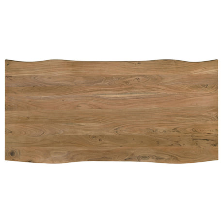  Coaster Furniture Bradshaw 115541 80-inch Live Edge Wood Dining Table - Natural Acacia IMAGE 4