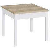  Coaster Furniture Stacie 709950 3-piece Coffee Table Set - Distressed Pine and White IMAGE 6