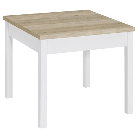  Coaster Furniture Stacie 709950 3-piece Coffee Table Set - Distressed Pine and White IMAGE 6